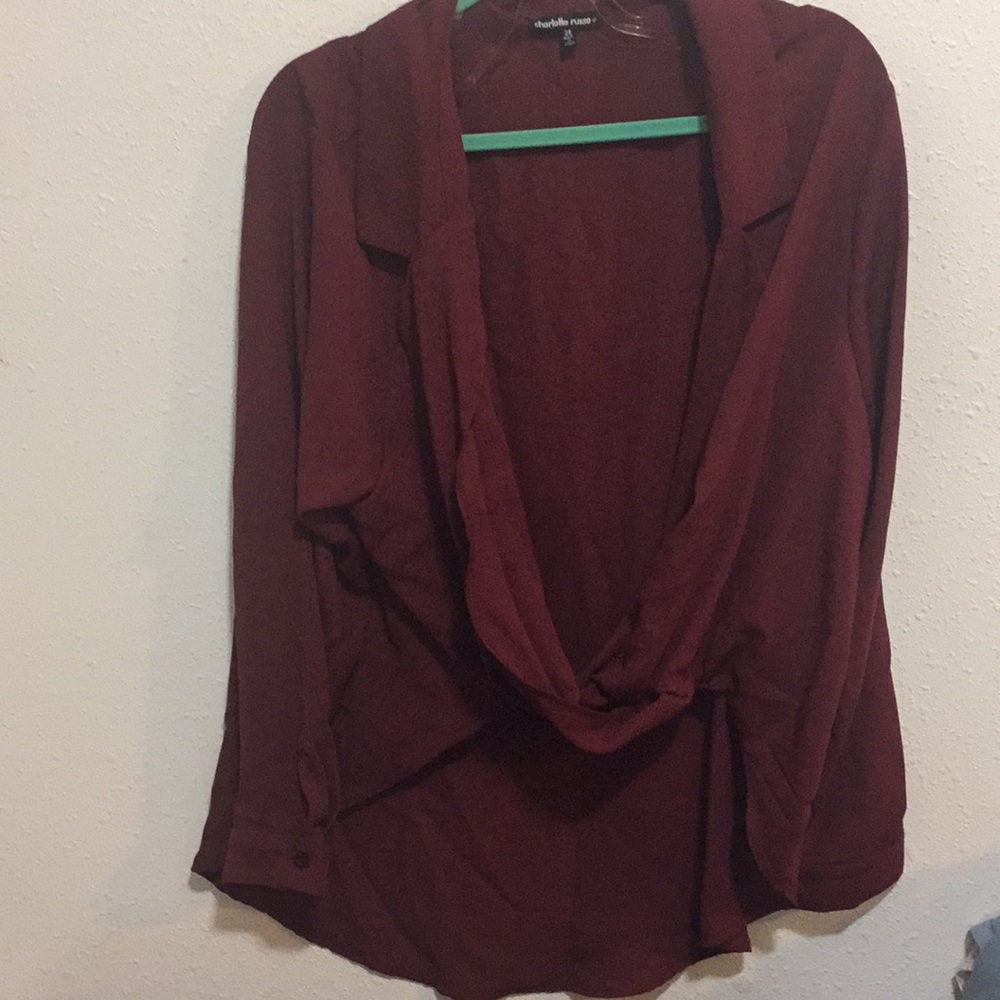 NEW Charlotte Russe dress up blouse! Size 2X!